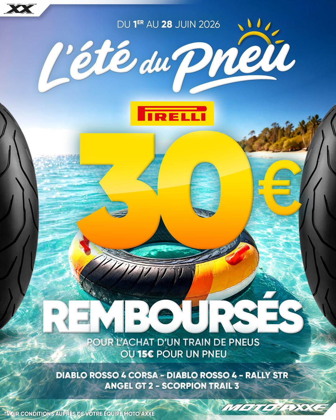 Maximum Moto Granville POST RS ETE DU PNEU JUIN 2026 DETAILS PIRELLI